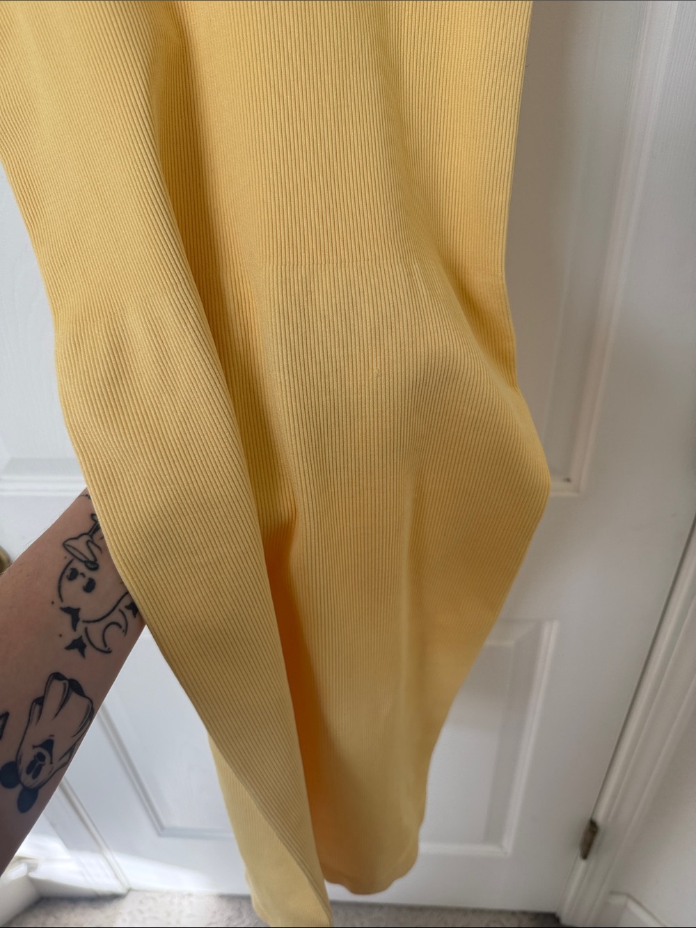 Popilush | BNWT | Butter Yellow Midi Dress - Picture 3 of 5